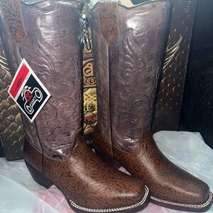 Besserro Fine Boots Leather  Brown Sz 25.5. EU 8.5 Women’s Western